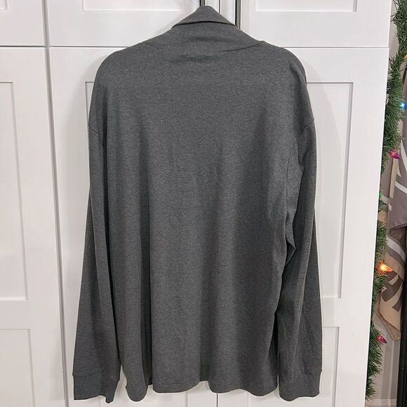 Polo Ralph Lauren Men’s Gray Mock Neck Long Sleeve Shirt – XL – NWT - Picture 5 of 6